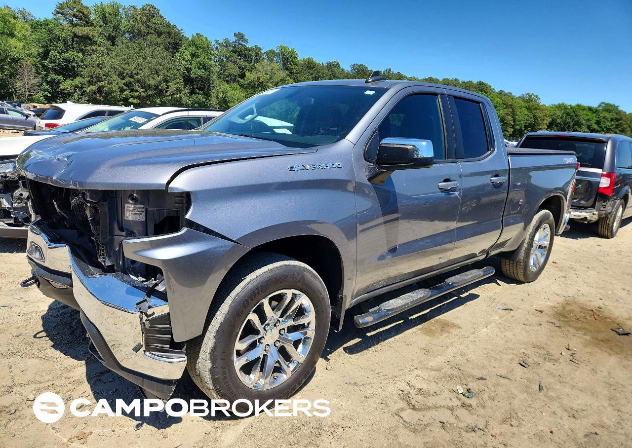 2020 Chevrolet Silverado K1500 Lt, daño Frontal, Copart lote 54215636
