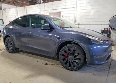 2022 Tesla Model Y, uszkodzenie: Przód, Copart lot 49660166, zdjęcie 4 z 13