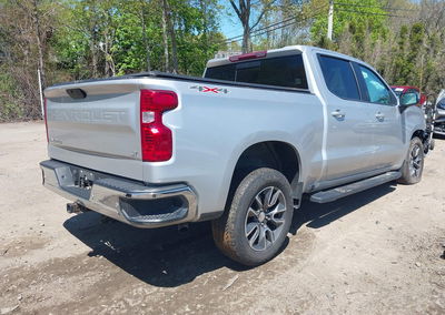 2022 Chevrolet Silverado 1500 Ltd 4wd  Short Bed Lt, пошкодження: Підвіска, Iaai лот 45032768, фото 4 з 17