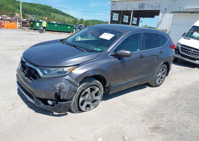 2019 Honda Cr-v Ex-l, пошкодження: Лівий перед, Iaai лот 45238718, фото 2 з 16