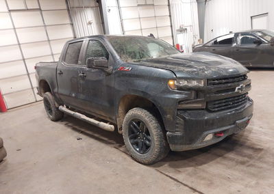 2020 Chevrolet Silverado 1500 4wd  Short Bed Lt Trail Boss, Left Front damage, Iaai lot 44753558