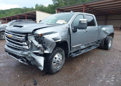 2025 Chevrolet Silverado 3500hd 4wd  Long Bed High Country, пошкодження: Передня частина, Iaai лот 45106219, фото 2 з 15