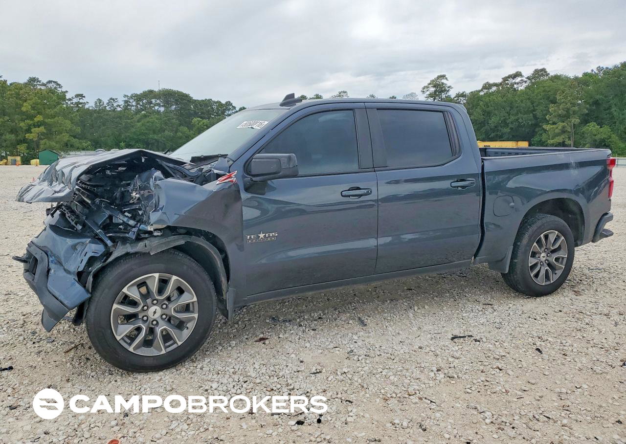 2022 Chevrolet Silverado Ltd K1500 Rst, daño Frontal, Copart lote 50600416