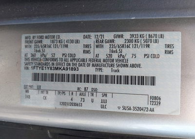 2021 Ford Transit-150, uszkodzenie: Przód, Iaai lot 45230788, zdjęcie 9 z 17