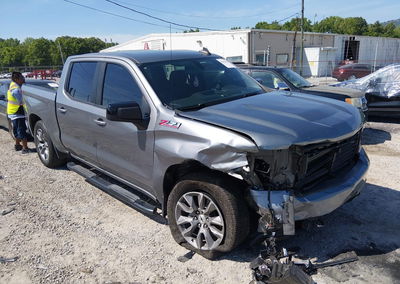 2022 Chevrolet Silverado 1500 Ltd 4wd  Short Bed Rst, daño Frontal derecho, Iaai lote 45014678