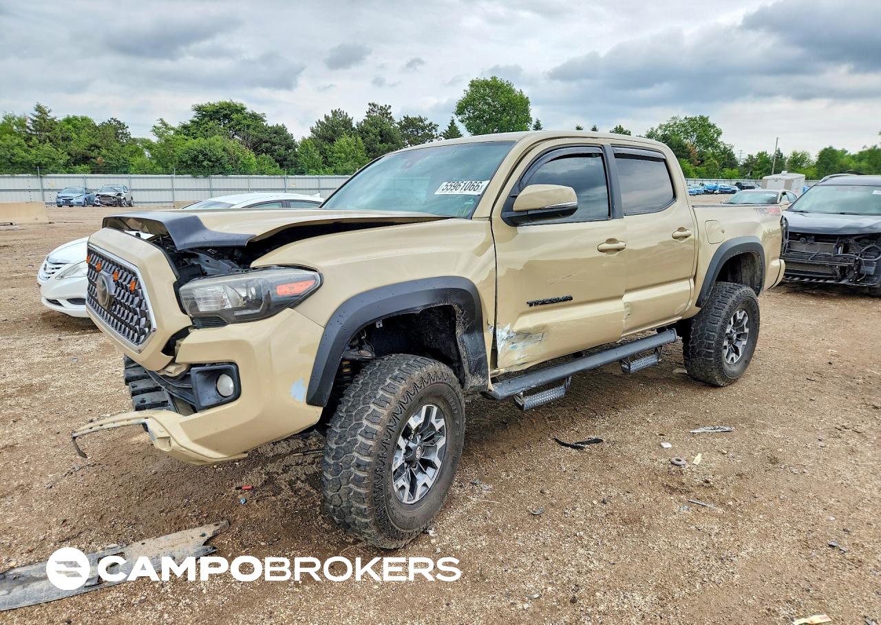 2018 Toyota Tacoma Trd Off-road, пошкодження: Передня частина, Copart лот 55961066