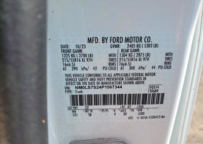 2023 Ford Transit Connect Xl, Side damage, Copart lot 51168766, photo 12 of 12