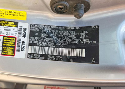 2014 Toyota Sienna Xle 8-passenger, пошкодження: Передня частина, Copart лот 55812916, фото 13 з 13
