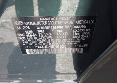 2025 Hyundai Ioniq 5 Sel, Rear damage, Iaai lot 44908232, photo 9 of 18