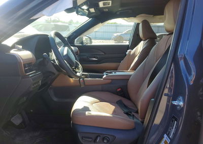 2026 Toyota Grand Highlander Hybrid Max Platinum, daño Frontal, Copart lote 55633786, foto 7 de 13