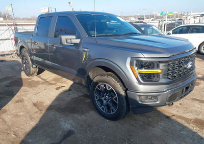 2024 Ford F-150 Stx, daño Lateral izquierdo, Iaai lote 43830412