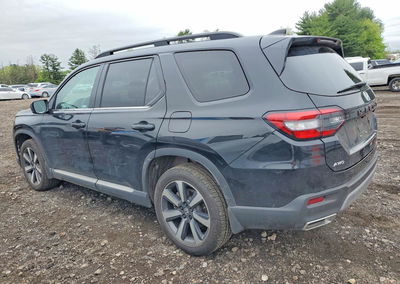 2025 Honda Pilot Touring, daño Lateral, Copart lote 51590316, foto 2 de 13