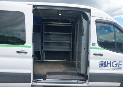 2023 Ford Transit-250, daño Trasero izquierdo, Iaai lote 45233183, foto 8 de 19