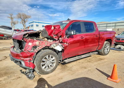 2019 Chevrolet Silverado K1500 Rst, daño Frontal, Copart lote 74709985