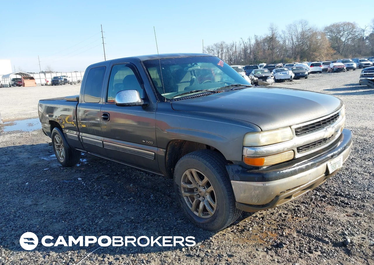 2001 Chevrolet Silverado 1500 Ls, daño Trasero derecho, Iaai lote 44277343
