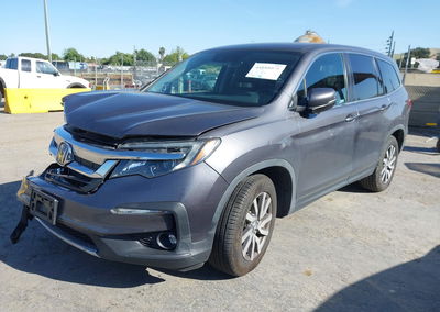 2020 Honda Pilot 2wd Ex-l, пошкодження: Правий перед, Iaai лот 44888071, фото 2 з 16