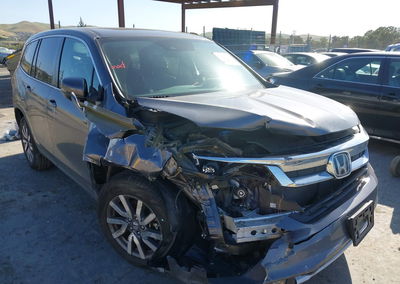 2020 Honda Pilot 2wd Ex-l, пошкодження: Правий перед, Iaai лот 44888071, фото 6 з 16