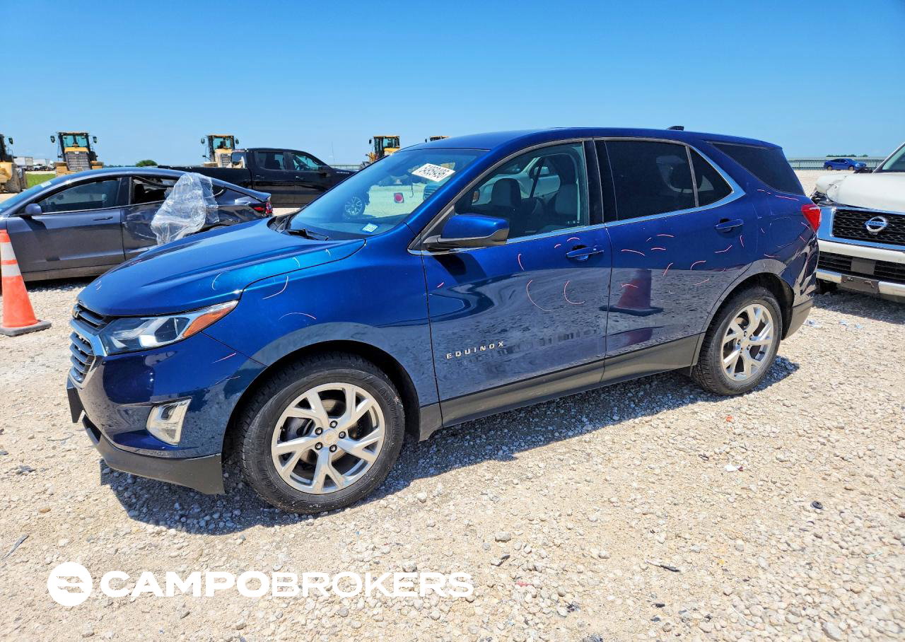 2020 Chevrolet Equinox Lt, uszkodzenie: Tył, Copart lot 54959496