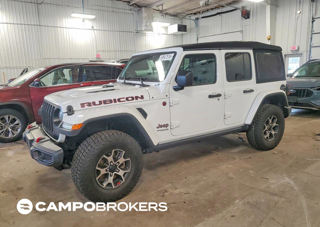 2021 Jeep Wrangler Unlimited Rubicon, uszkodzenie: Przód, Copart lot 59847516