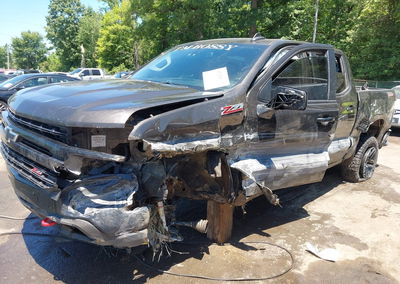 2021 Chevrolet Silverado 1500 4wd  Short Bed Lt Trail Boss, daño Lateral izquierdo, Iaai lote 45258767, foto 6 de 16