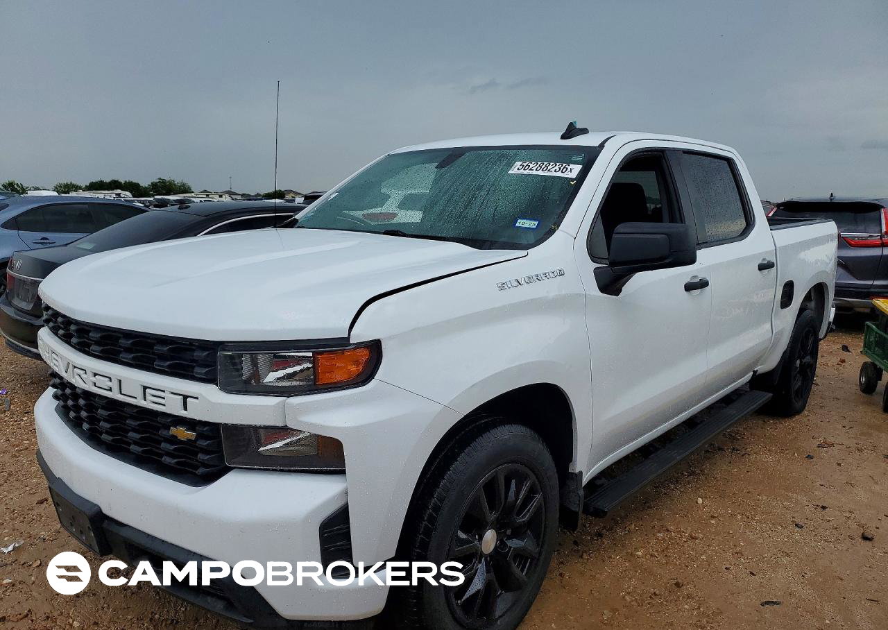 2022 Chevrolet Silverado Ltd C1500 Custom, daño Granizo, Copart lote 56288236