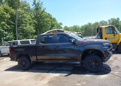 2021 Chevrolet Silverado 1500 4wd  Short Bed Lt Trail Boss, daño Lateral izquierdo, Iaai lote 45258767, foto 13 de 16