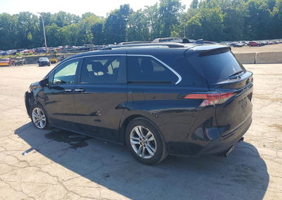 2022 Toyota Sienna Xle, пошкодження: Передня частина, Copart лот 59157566, фото 2 з 13