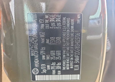 2025 Hyundai Santa Fe Hybrid Sel, uszkodzenie: Przód, Copart lot 45493876, zdjęcie 14 z 14
