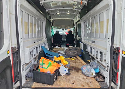 2021 Ford Transit T-350, uszkodzenie: Uszkodzenie ramy, Copart lot 58498886, zdjęcie 10 z 13