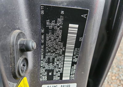 2011 Toyota Sienna Le, uszkodzenie: Przód, Copart lot 58185006, zdjęcie 12 z 12