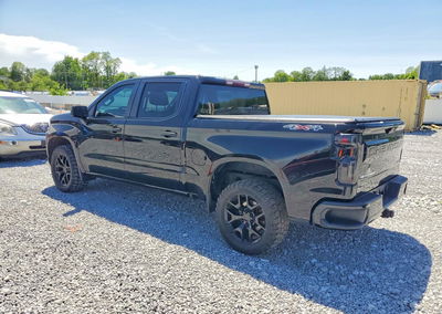 2021 Chevrolet Silverado K1500 Custom, daño Lateral, Copart lote 54653096, foto 2 de 12