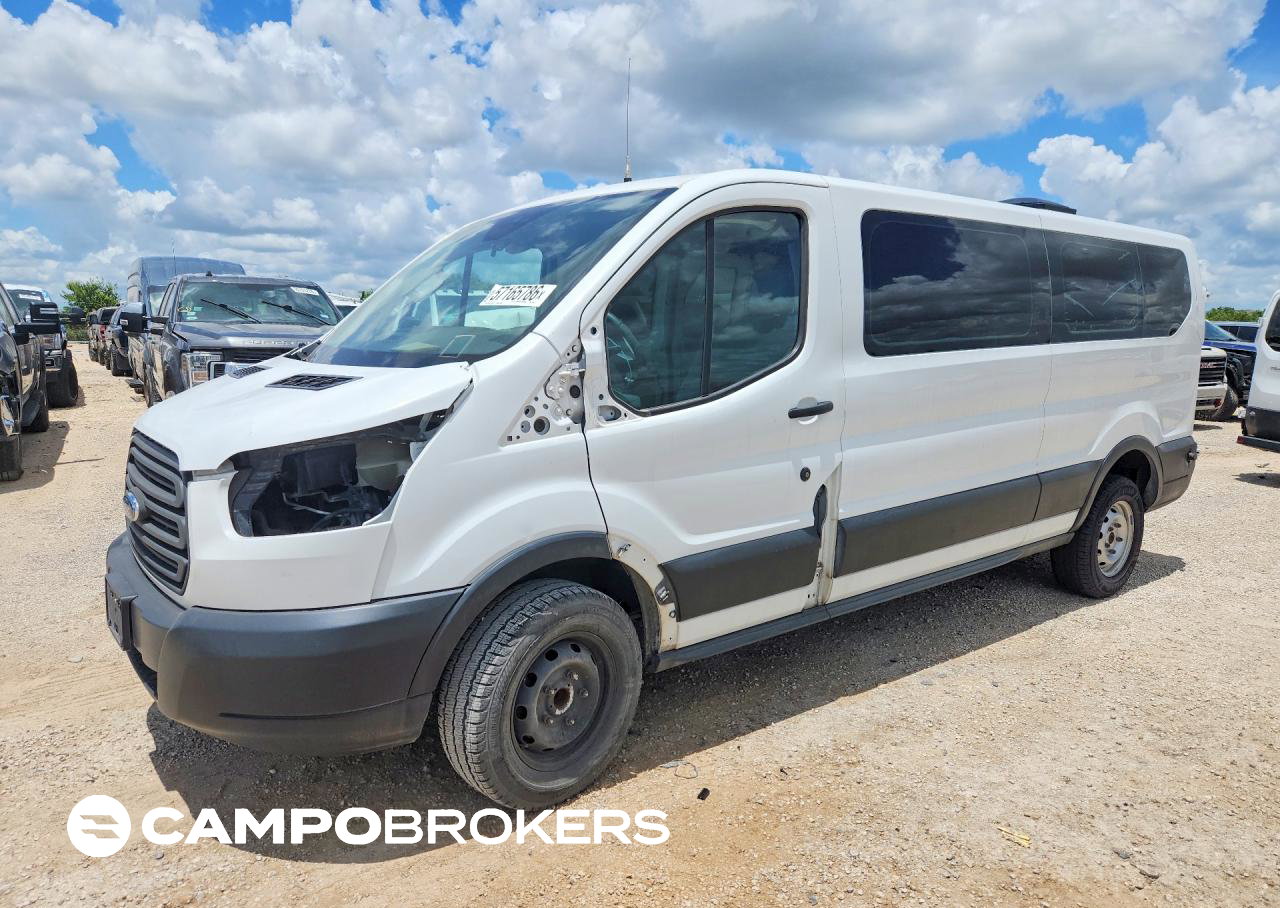 2019 Ford Transit T-350, Front End damage, Copart lot 57165786