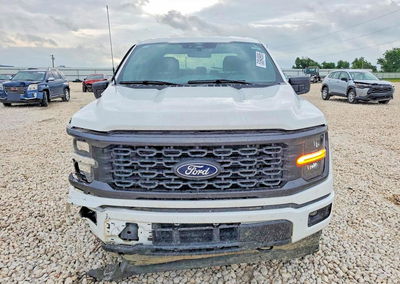 2025 Ford F150 Stx, daño Frontal, Copart lote 53949986, foto 5 de 13