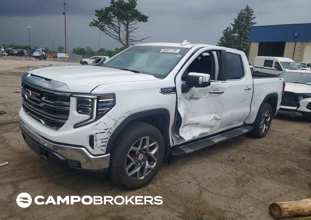 2024 Gmc Sierra K1500 Slt, uszkodzenie: Bok, Copart lot 55891126