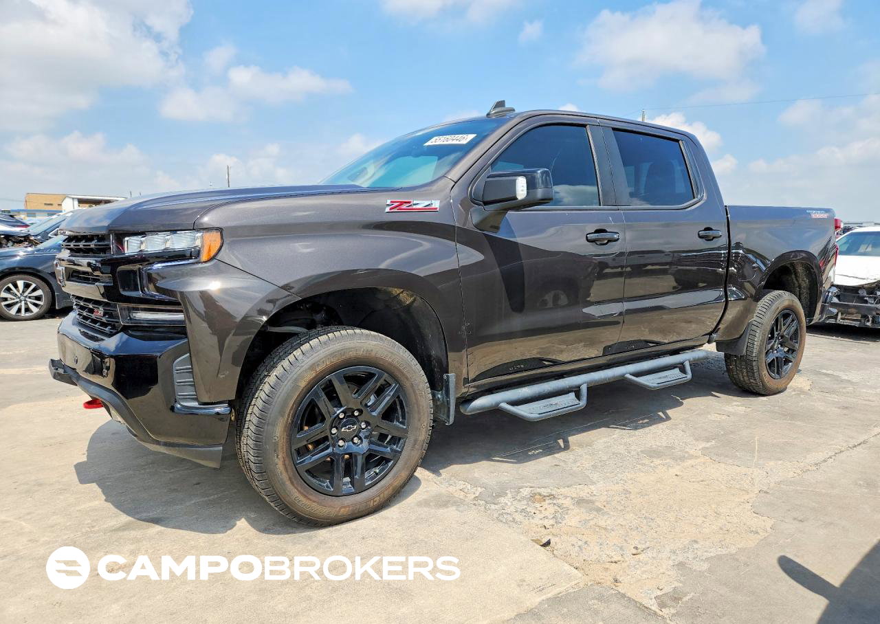 2021 Chevrolet Silverado K1500 Lt Trail Boss, uszkodzenie: Przód, Copart lot 55160446