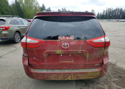 2019 Toyota Sienna Xle 8-passenger, daño Techo, Copart lote 51309506, foto 6 de 13