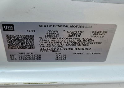 2022 Chevrolet Silverado K3500 High Country, uszkodzenie: Mechaniczne, Copart lot 55374616, zdjęcie 12 z 12