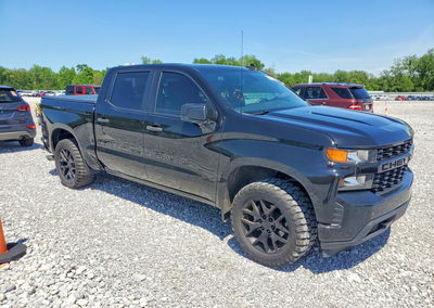 2021 Chevrolet Silverado K1500 Custom, daño Lateral, Copart lote 54653096, foto 4 de 12