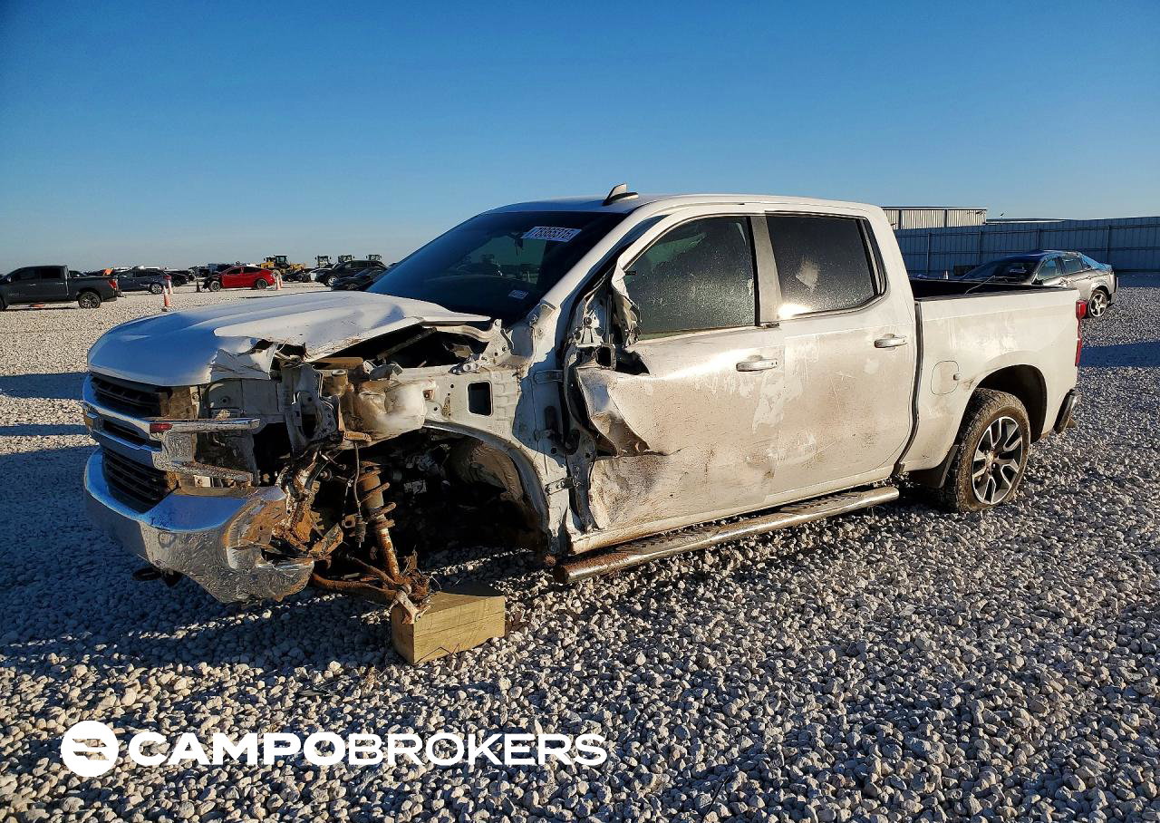 2019 Chevrolet Silverado K1500 Lt, Front End damage, Copart lot 78365315