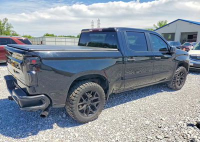 2021 Chevrolet Silverado K1500 Custom, daño Lateral, Copart lote 54653096, foto 3 de 12