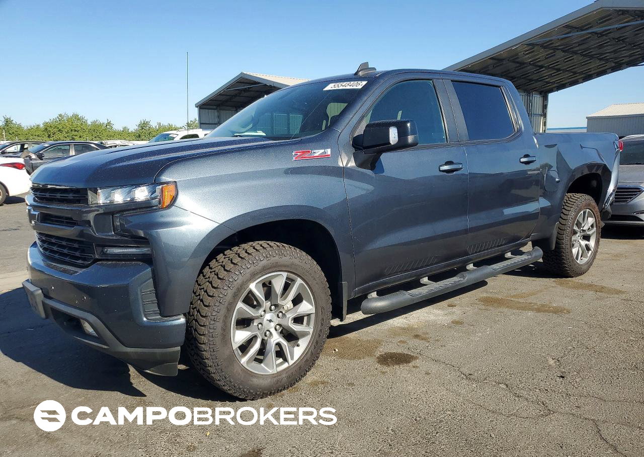 2020 Chevrolet Silverado K1500 Rst, пошкодження: Задня частина, Copart лот 55548406