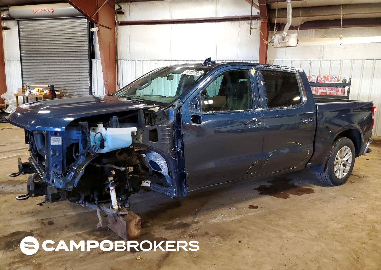 2022 Chevrolet Silverado Ltd K1500 Ltz, пошкодження: Передня частина, Copart лот 51857966
