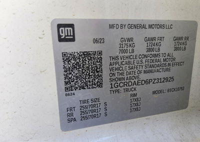 2023 Chevrolet Silverado K1500, uszkodzenie: Normalne zużycie, Copart lot 58711496, zdjęcie 13 z 14