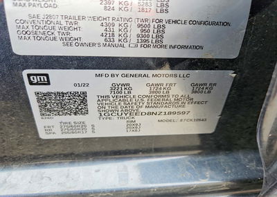 2022 Chevrolet Silverado Ltd K1500 Rst, uszkodzenie: Przód, Copart lot 54316266, zdjęcie 12 z 14
