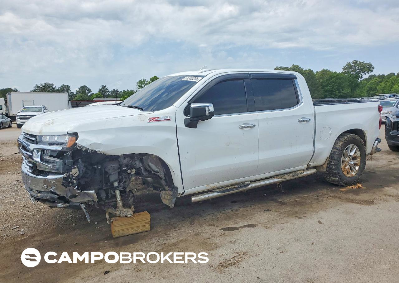 2022 Chevrolet Silverado Ltd K1500 Ltz, daño Bajos, Copart lote 51360256