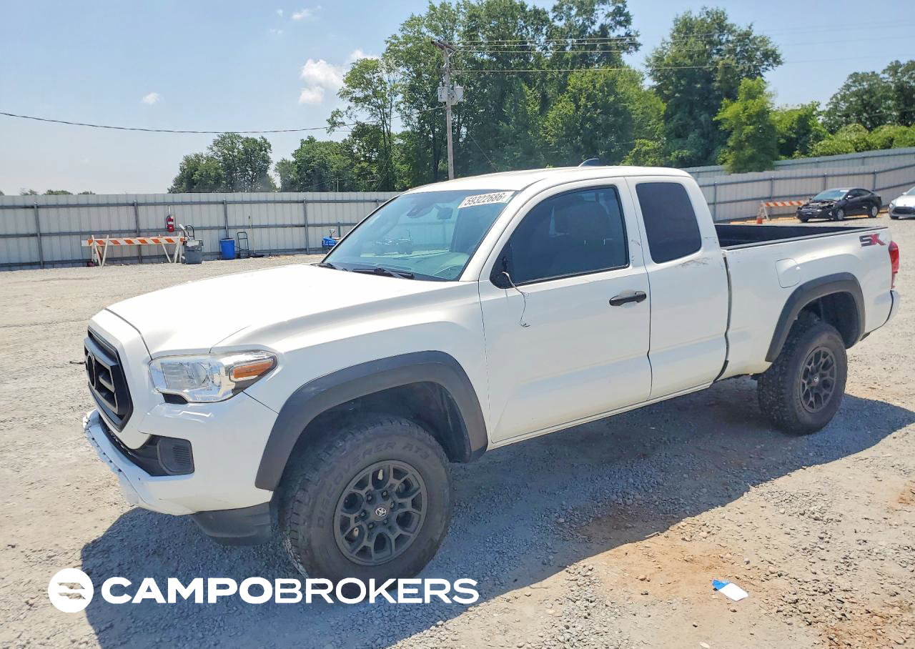 2021 Toyota Tacoma Sr, daño Frontal, Copart lote 59322686
