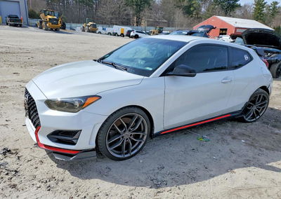 2020 Hyundai Veloster, daño Trasero, Copart lote 46660456