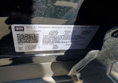 2025 Chevrolet Equinox Rs, daño Frontal, Copart lote 47741646, foto 13 de 13
