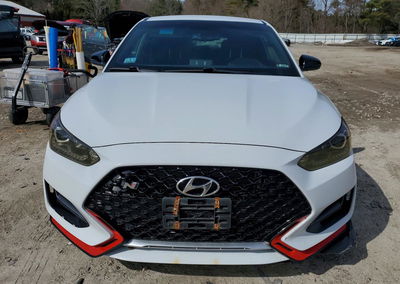 2020 Hyundai Veloster, daño Trasero, Copart lote 46660456, foto 5 de 12