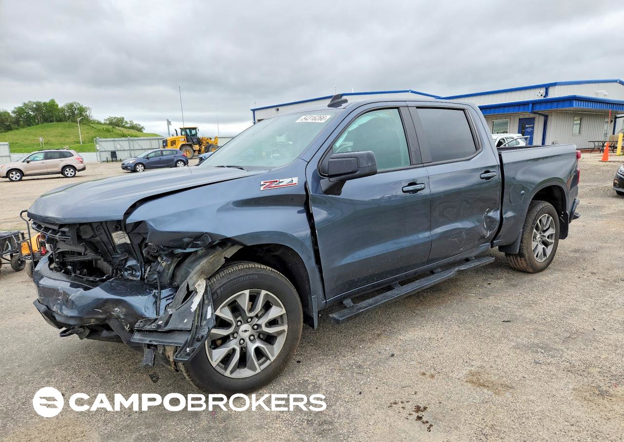 2022 Chevrolet Silverado Ltd K1500 Rst, uszkodzenie: Przód, Copart lot 54316266